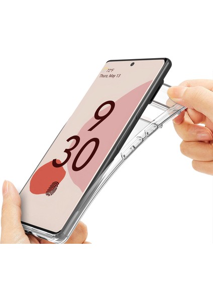 Micocase Google Pixel 6 Pro 0.2 mm Ultra Ince Soft Silikon Kılıf - Şeffaf modelleri