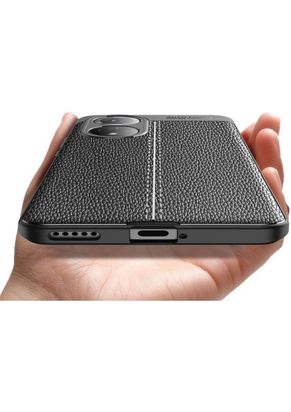 Honor 50 Leather Silikon Kılıf - Siyah indirimleri