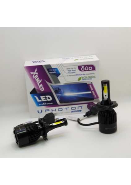 Duo Seri H4 LED Headlıght (Şimşek Etkili)