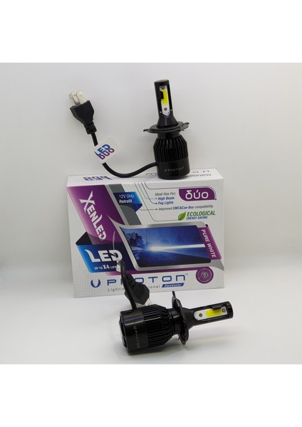 Duo Seri H4 LED Headlıght (Şimşek Etkili)