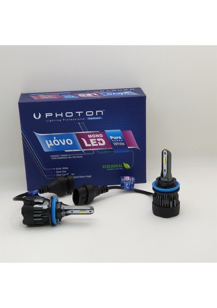 Mono Headlight H16 12V Şimşek Etkili Xenon LED