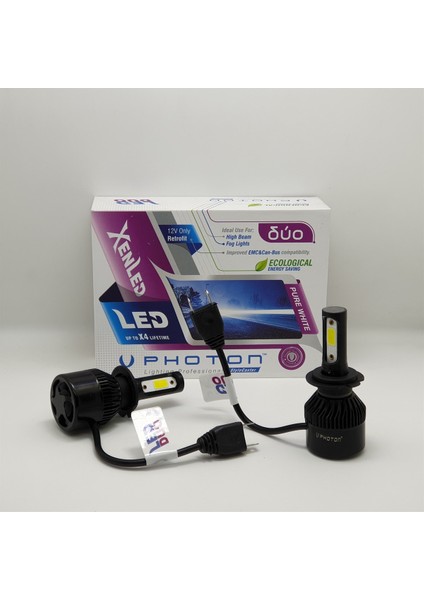 Duo H7 Şimşek Etkili LED Xenon