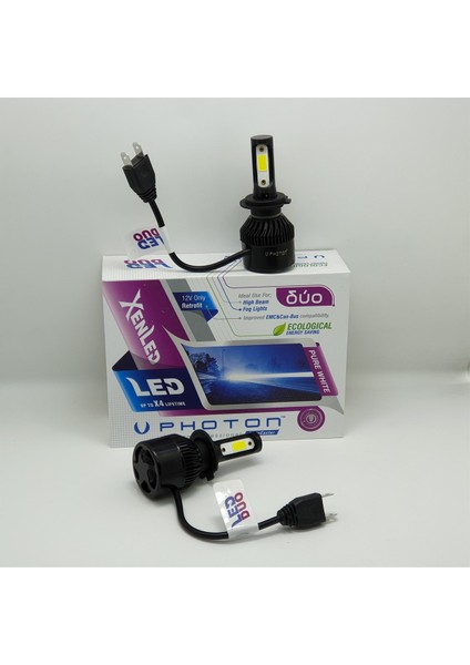 Duo LED H7 Xenon Şimşek Etkili Beyaz LED