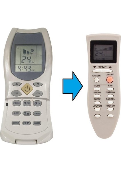 Seikon Klima Kumandası-Eşdeğer