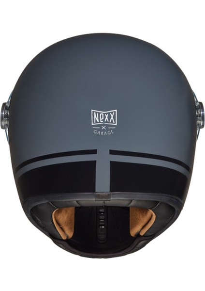 X.G100R Rumble Gri-Siyah Kask
