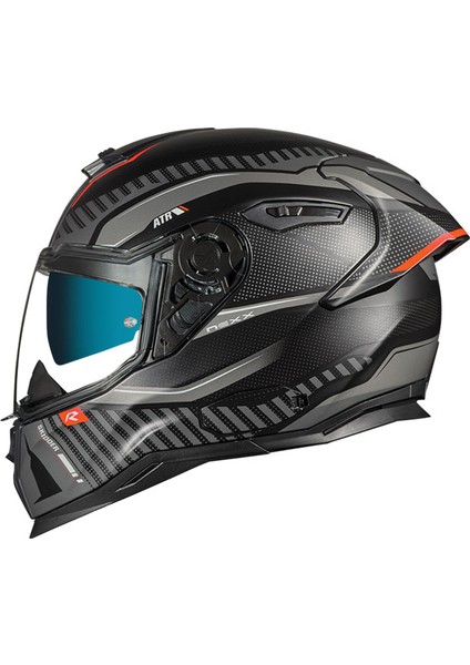 SX.100R Skıdder Mat Mavi-Neon Sarı Kask
