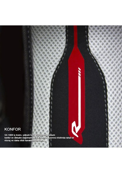 SX.100R Skıdder Mat Mavi-Neon Sarı Kask indirimleri