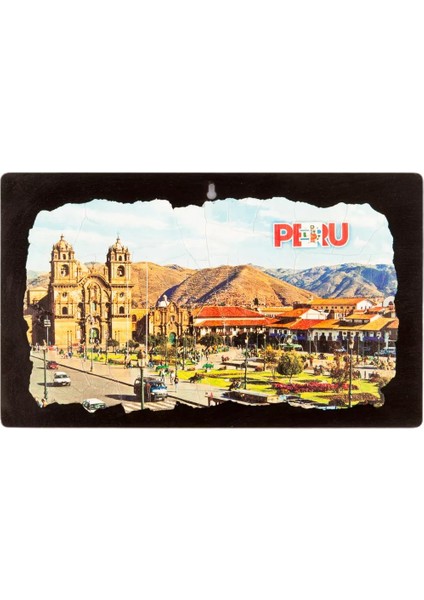 Peru Temalı Ahşap Fresco Tablo