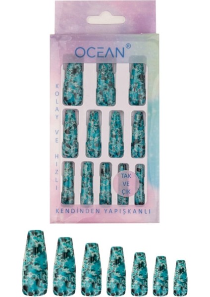 Takma Tırnak Kendinden Yapışkanlı, Tak ve Çık Balerin