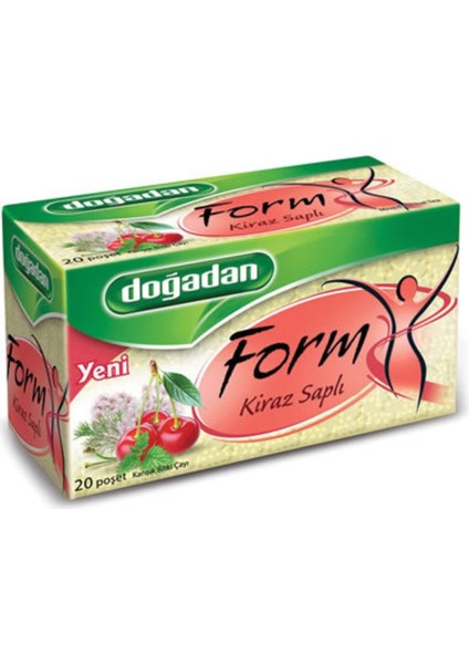 Form Çay Kiraz Saplı 20'li