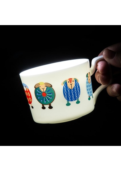 Yeni Tasarım Kuzu Kemik Çini Çay Bardağı Ve Tabağı Seti Kahve Fincanı Kupalar Kahve Fincan Kahve Fincanı Seti | Kahve Fincanı Ve Tabak Setleri