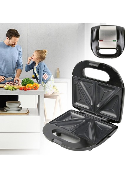 Waffle Maker 750 W Mini Ev Waffle Sandviç Makinesi Çok Fonksiyonlu Tost Makinesi Kahvaltı Pişirme Makinası, | Sandviç Makineleri