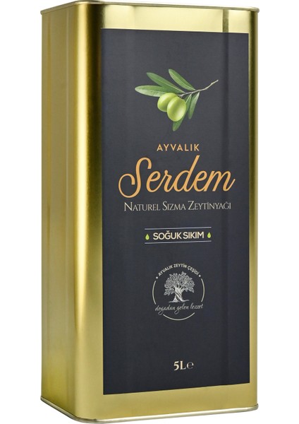 Erken Hasat Soğuk Sıkım Naturel Sızma Zeytinyağı Filtresiz (5 Lt)