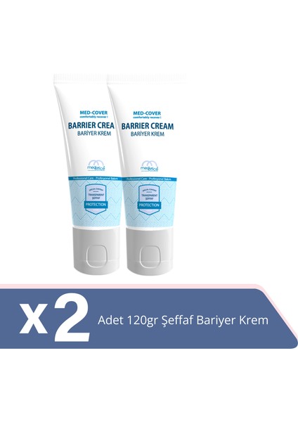 Şeffaf Bariyer Krem 120GRX2ADET