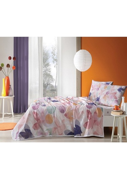 Magnolia Oranj Tek Kişilik Pike Takım Fitted Çarşaf