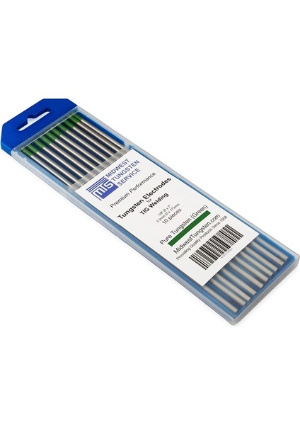 Steel Weld Yeşil Tungsten Elektrod Argon İğnesi 3.2X175 mm - 10 Adet