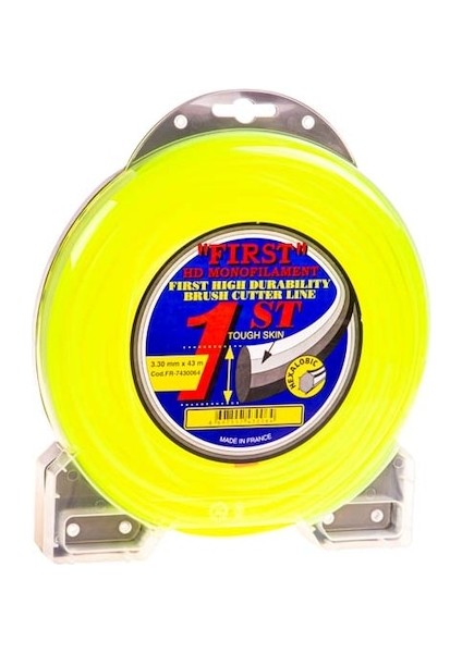 Fırst 7430064 Misina 3.3mm 43M Sarı 6 Köşe