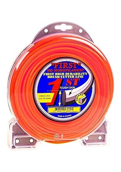 Misina 3.3mm 36M Turuncu 4 Köşe Fırst