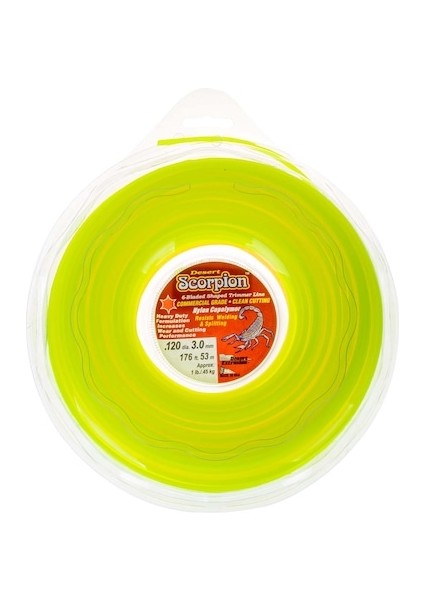 Scorpıon Misina 3.5mm 40M Sarı 6 Köşe