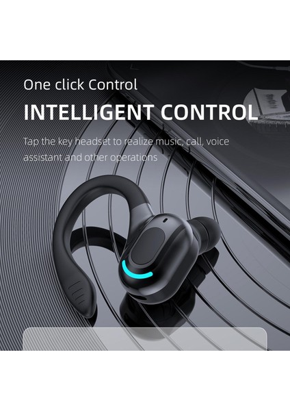 Kulaklık Kulak Kancası Bluetooth 5.2 Antrenmanlar Için Ter Geçirmez Gürültü Yalıtımı