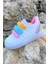 Sun Kız / Erkek Çocuk Işıklı Beyaz Pembe Sneaker Bebe Patik Filet Spor Ayakkabı 220.P21Y.212 1