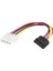 4 Pin Molex Dişi To Sata 15 Pin Dişi Power Kablo 30 cm 1
