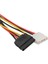 4 Pin Molex Dişi To Sata 15 Pin Dişi Power Kablo 30 cm 5
