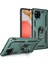 Galaxy A42 5g Için Halkalı Standlı Düşmeye Dayanıklı Pc + Tpu Telefon Kılıfı - Koyu Yeşil (Yurt Dışından) 1