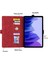 Xiaomi Pad 5 / Pad 5 Pro Için Kelebek Desen Deri Tablet Kılıfı -Kırmızı (Yurt Dışından) 5