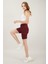 Kadın Cepli Slim Fit Şort 2