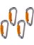 4 Lot Carabiner Klipler D Şeklinde Ce Sertifikası Hamak Ağacı Arborist Için (Yurt Dışından) 1