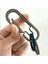 Titanyum Açık Kamp Carabiner Anahtarlık Toka Yapış Kanca 7 cm Gümüş (Yurt Dışından) 4