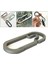 Titanyum Açık Kamp Karabiner Anahtarlık Toka Yapış Kanca 4 cm Gümüş (Yurt Dışından) 5