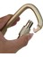 Kaya Tırmanışı Dağcılık Için 40 Kn D Yüzük Carabiner Vida Kilitleme (Yurt Dışından) 4