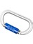 25KN Alüminyum Kaya Tırmanışı Güvenliği D Tipi Carabiner-Otomatik Kilit (Gümüş) Gümüş Oto (Yurt Dışından) 1