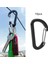 Carabiner Klipler D-Şekli Kamp Anahtarlık D-Ring Toka Ev Donanım 10 Adet (Yurt Dışından) 5