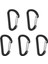 Carabiner Klipler D-Şekli Kamp Anahtarlık D-Ring Toka Ev Donanım 5 Adet (Yurt Dışından) 2