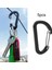 Carabiner Klipler D-Şekli Kamp Anahtarlık D-Ring Toka Ev Donanım 5 Adet (Yurt Dışından) 5