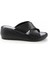 Siyah Leather Kadın Terlik K045290601 2