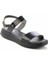 Siyah Leather Kadın Sandalet K056854360 3