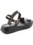 Siyah Leather Kadın Sandalet K056854360 4