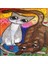 Kedi Desenli Halı Kedili Halı Dijital Baskı Yıkanabilir Kaymaz Taban Çocuk Odası Halısı 2