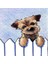 Yavru Köpek Desenli Dijital Baskı Yıkanabilir Kaymaz Taban Çocuk Odası Halısı 2