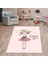 Sweet Girl Kız Desenli Dijital Baskı Yıkanabilir Kaymaz Taban Çocuk Genç Odası Halısı 1