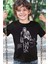Paltolu Joker Siyah Kısa Kollu Erkek Çocuk T-Shirt 1