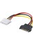 30 CM15 Pin Erkek 4 Pin Dişi Power Kablo Sata Molex Kablo Ide Power Dişi Sata Power Erkek 1
