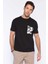 Cox Siyah Erkek Bisiklet Yaka Tshirt 1