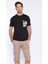 Cox Siyah Erkek Bisiklet Yaka Tshirt 4