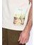 Zadıc Ekru Erkek Bisiklet Yaka Tshirt 4
