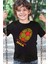 Renklerim Aslan Siyah Kısa Kollu Erkek Çocuk T-Shirt 1